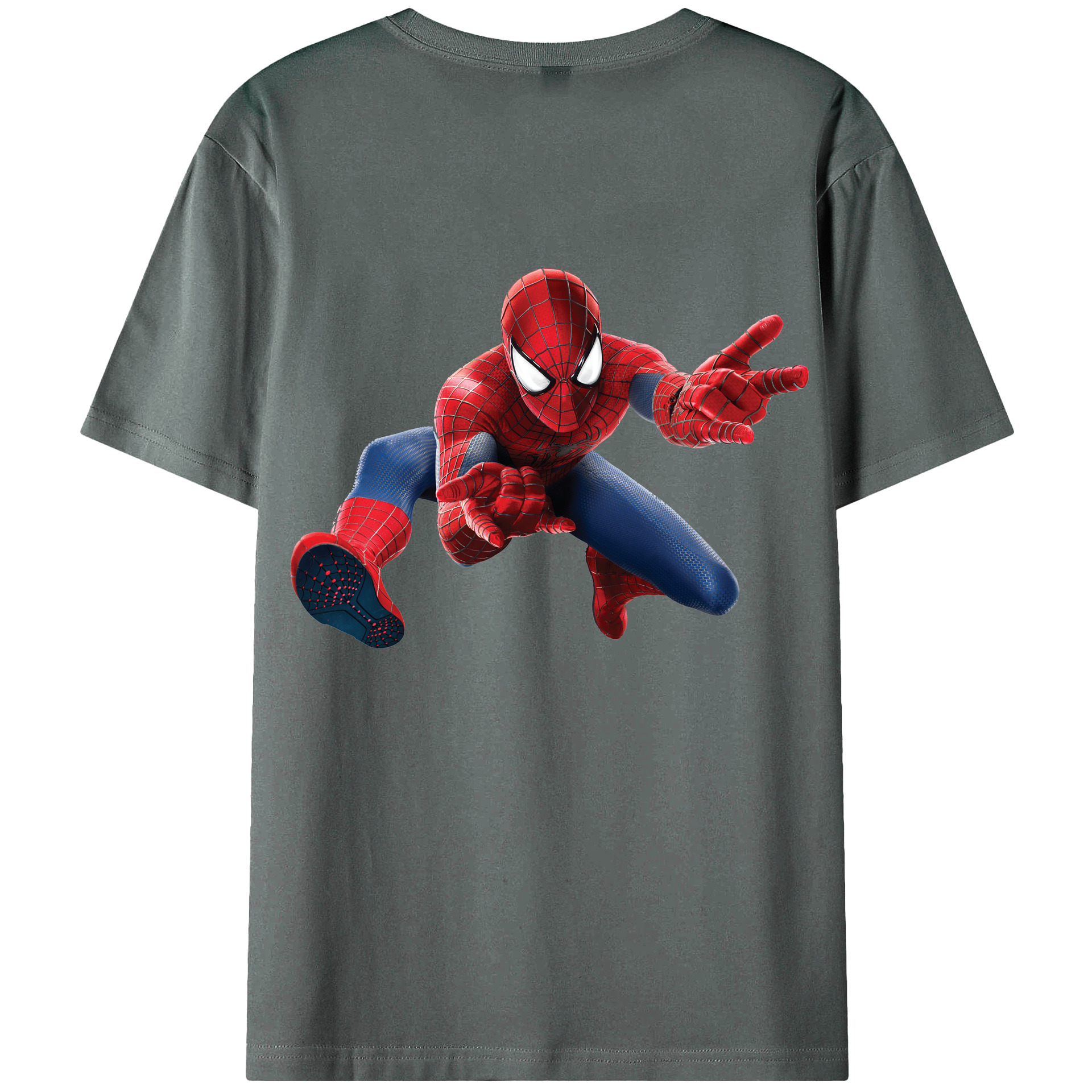 （画像用） アベンジャーズ The Avengers 綿100％ メンズ半袖Tシャツ（バックプリント） 通気性